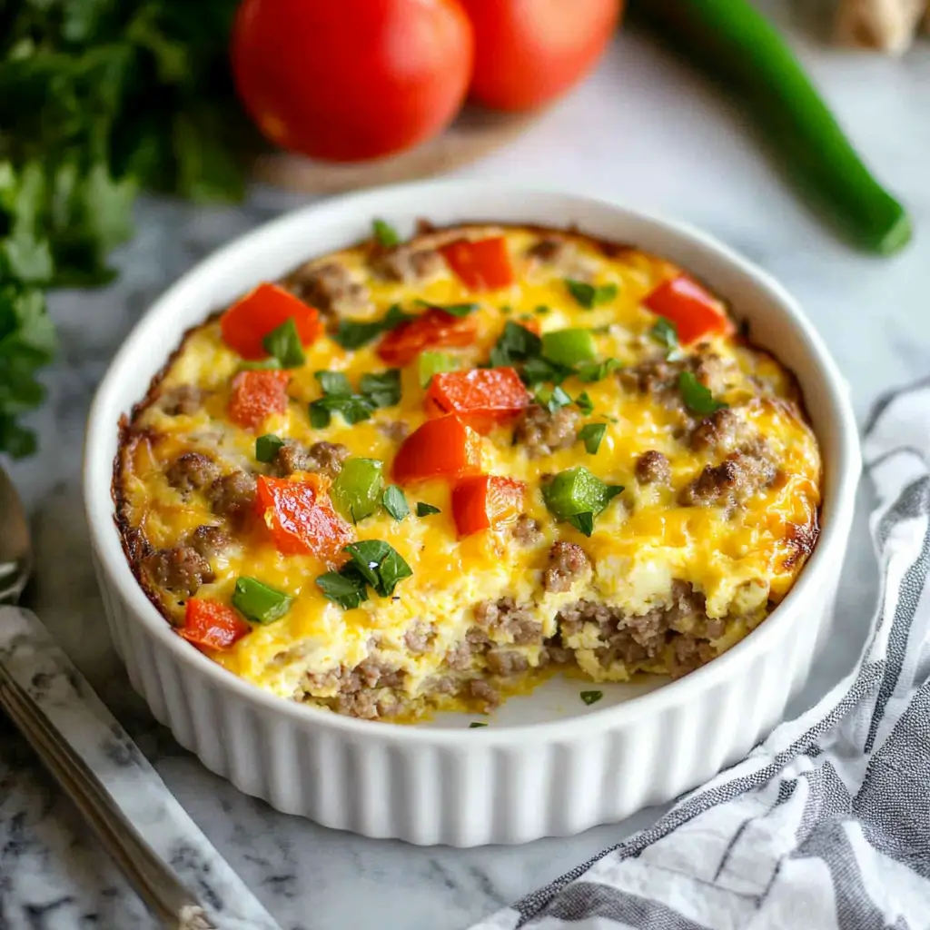 Baked egg casserole