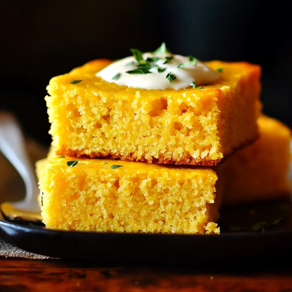 Ingredients for cornbread and Southern cornbread displayed side by side.