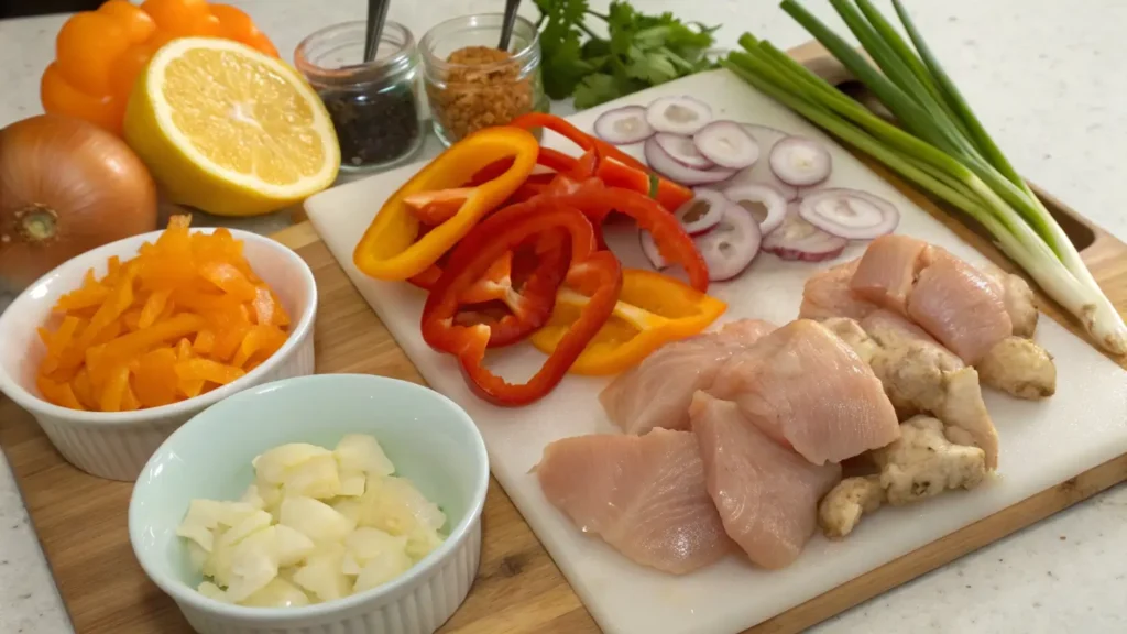 Chinese Orange Chicken Ingredients