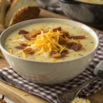 Make a creamy and delicious 4-ingredient potato soup in just 30 minutes!