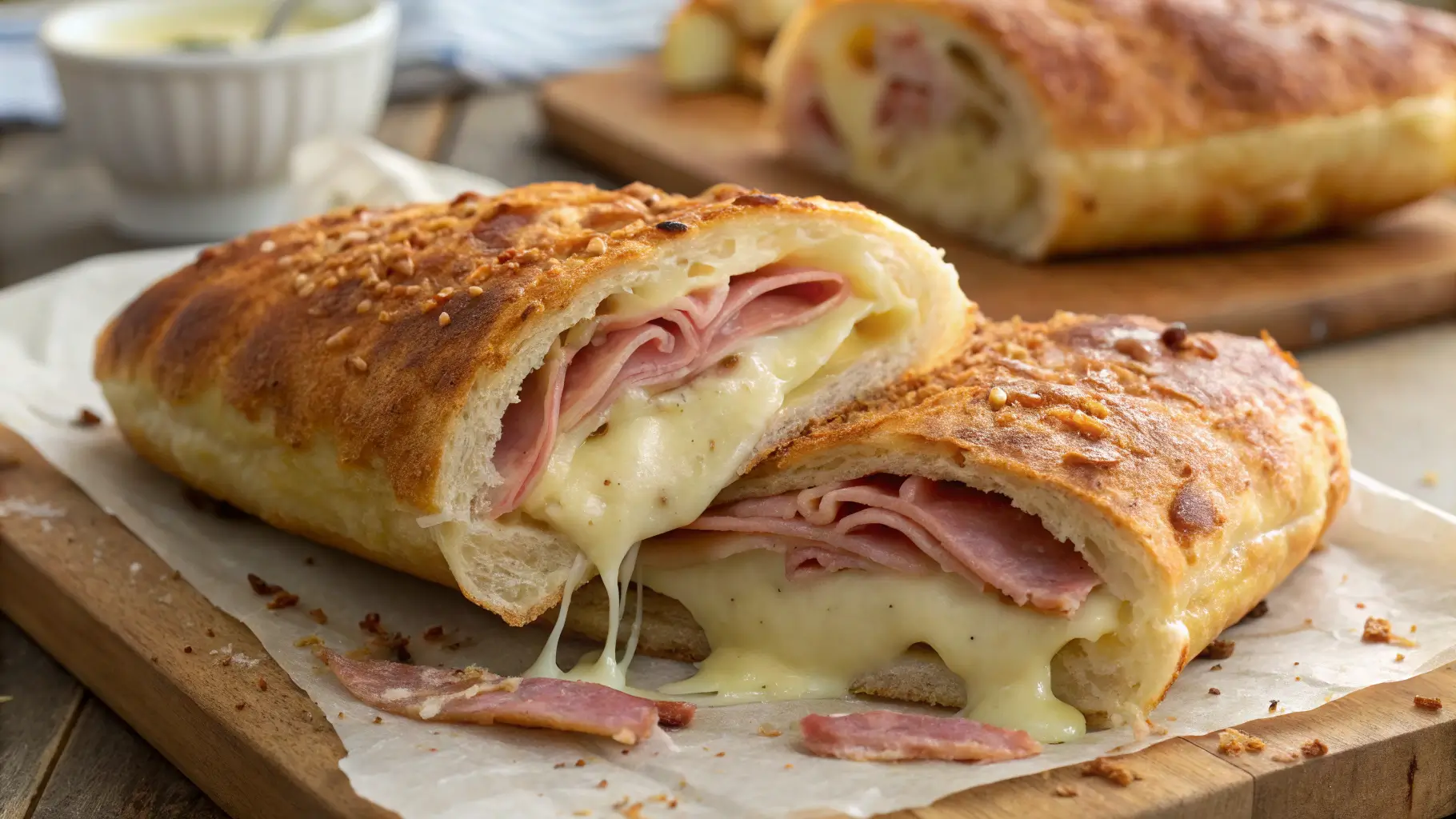 Savory Ham & Cheese Gipfeli Recipe – A Swiss Delight Swiss Ham & Cheese Pastry – Savory Gipfeli Recipe.
