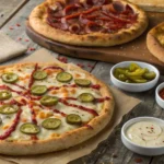 Different styles of Pickle Pie Pizza