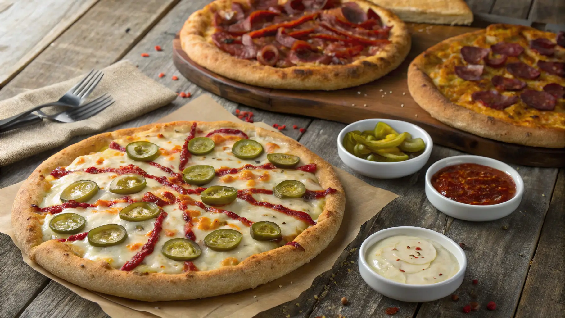 Who Invented Pickle Pizza? A homemade version with fresh ingredients.